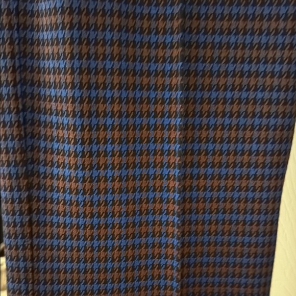 SPANX Blue and Brown Checkered Pants - Picture 3 of 3